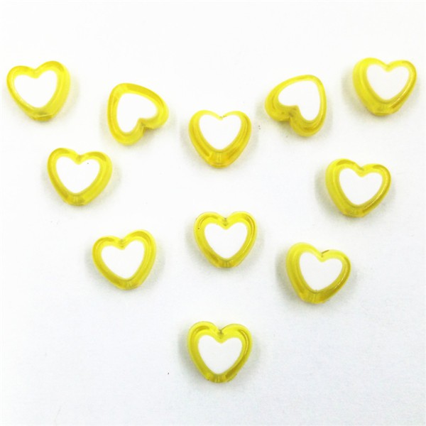 Set 150 hạt nhựa hình trái tim làm trang sức thủ công | BigBuy360 - bigbuy360.vn