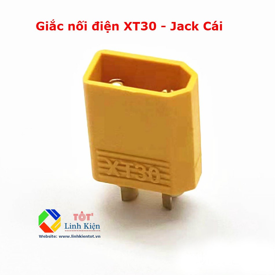 Cặp Giắc Nối Điện XT30 Đực Cái - Jack nguồn pin ESC