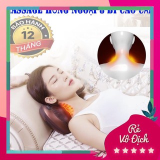 Gối massage mát xa hồng ngoại đa năng 8 bi cao cấp nhật bản