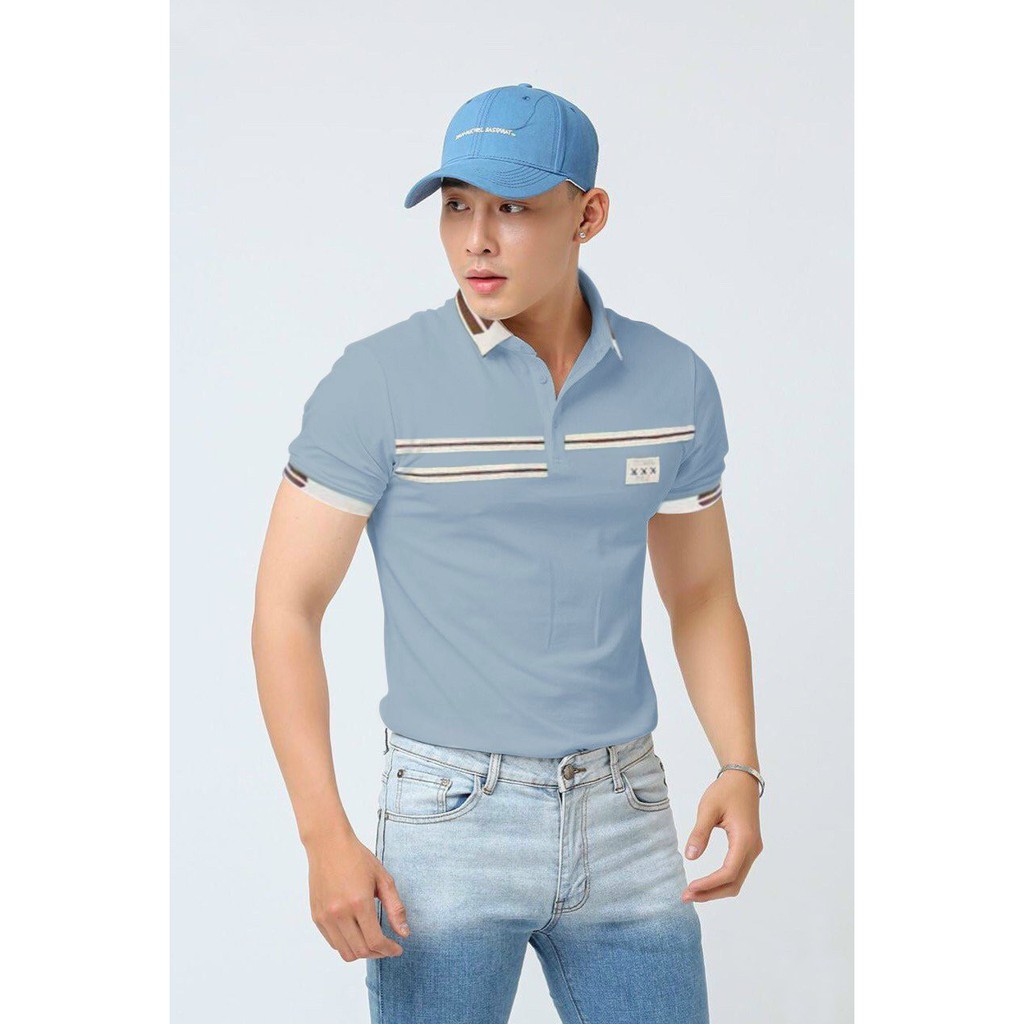 Áo Thun Nam Ngắn Tay Có Cổ 🔵 𝐅𝐑𝐄𝐄 𝐒𝐇𝐈𝐏 🔵 Áo Phông Nam Đẹp Vải Thun Co Giãn Thời Trang Hpfashion - ATNCT09 | BigBuy360 - bigbuy360.vn