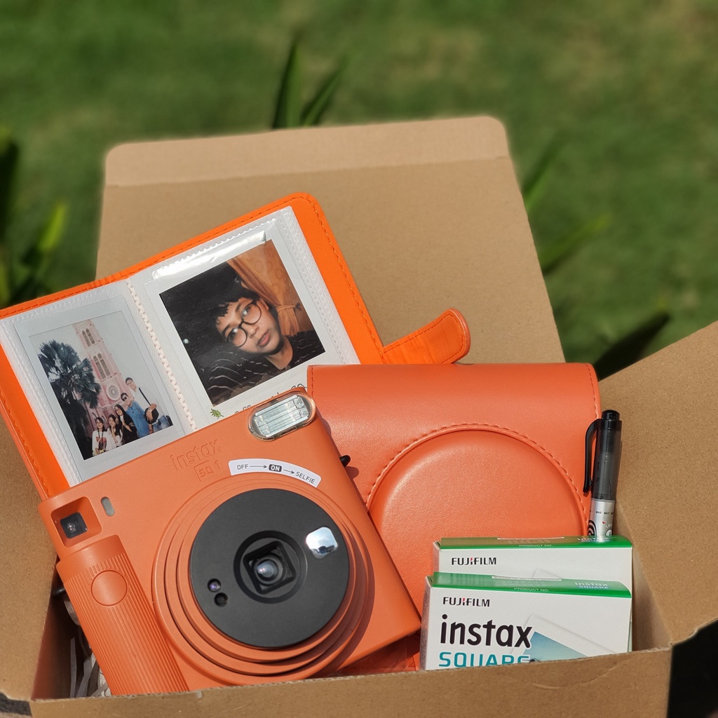 Combo Instax SQUARE SQ1 - Máy ảnh lấy ngay chính hãng Fujifilm - bảo hành 1 năm | BigBuy360 - bigbuy360.vn