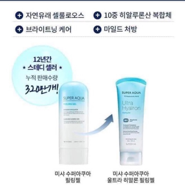 Tẩy Tế Bào Chết Missha Super Aqua D-tox Peeling Ge