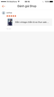 Đầm vintage chấm bi eo thun sale mạnh