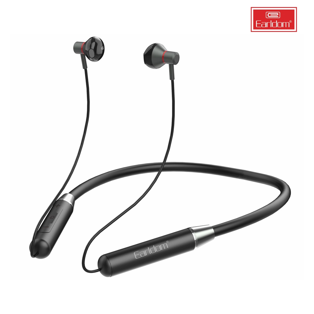 Tai nghe bluetooth đeo cổ Earldom BH 66 âm thanh đỉnh cao âm bass cực sâu thiết kế ôm cổ vận động dễ dàng thoải mái