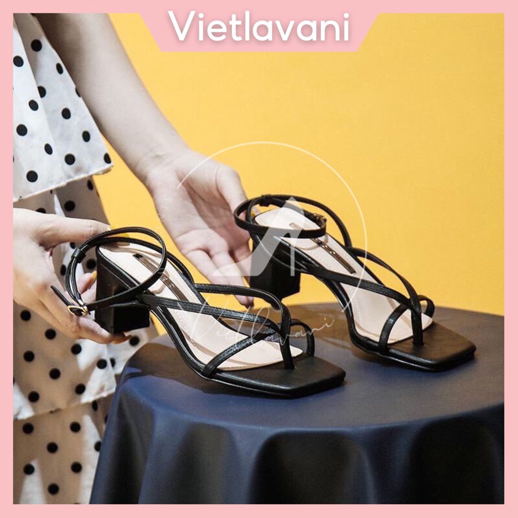 Sandal cao gót xỏ ngón tôn dáng siêu xinh mã LNS13