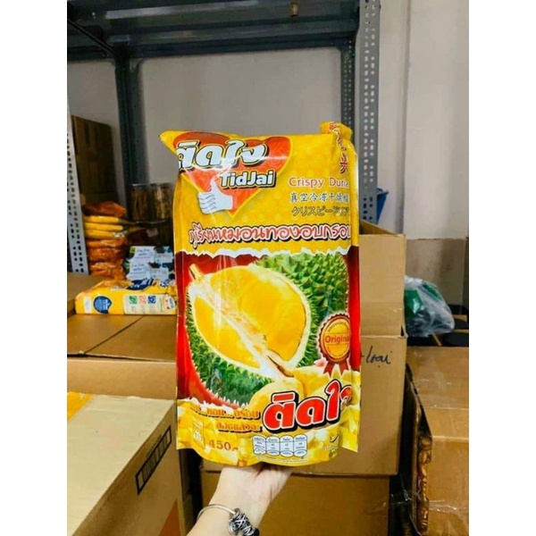 Sầu riêng sấy thái lan 215gr,  Hàng ngon nhà làm