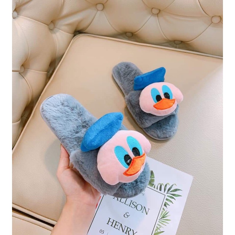 Dép Lông Mang Trong Nhà Dép đi trong  Nhà  chống  trơn  trượt hình thú siêu cưng nè khách iu ơi rinh ngay một em đi dạo