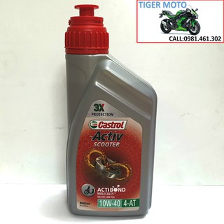 NHỚT XE TAY GA CASTROL ACTIV SCOOTER 800ML