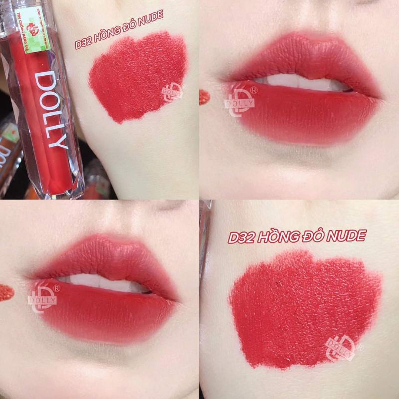 &lt;Hồng khói&gt;Son Dolly super matte hot trend 2021-Màu hót