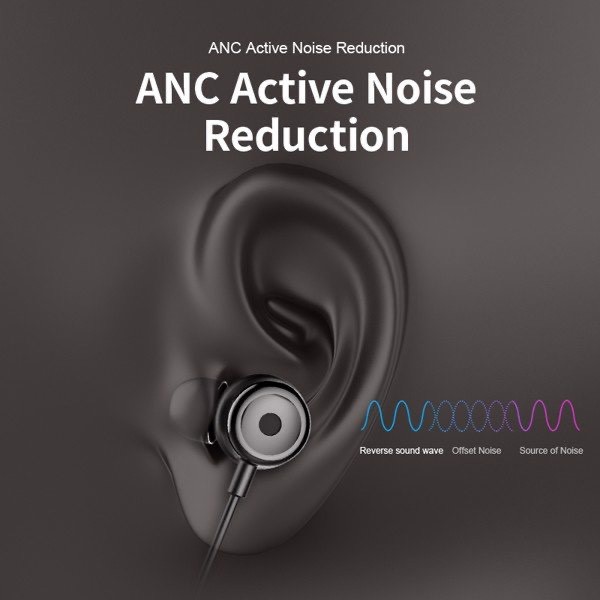 Tai nghe thể thao, chống ồn chủ động Baseus SIMU S15 (Active Noise Reduction, ANC Wireless Sport Earphone)