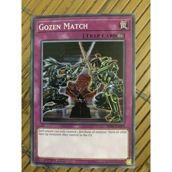 bài yugioh: gozen match
