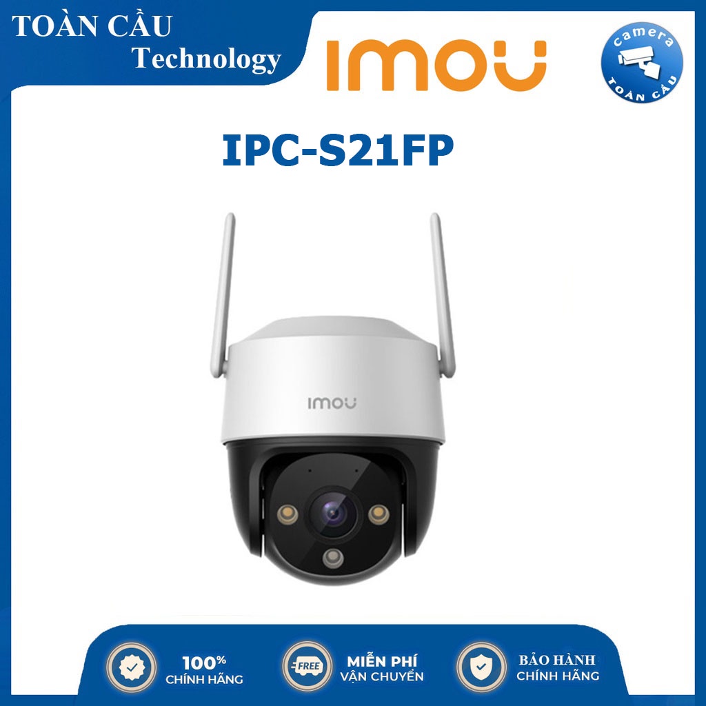 Camera IMOU S21FP 2mp xoay ngoài trời  TÍCH HỢP MIC Hàng chính hãng BH 2 Năm
