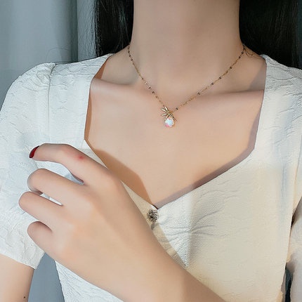 Vòng cổ Thép Titan Mặt Hình Thiên Thần Nhỏ Thời Trang