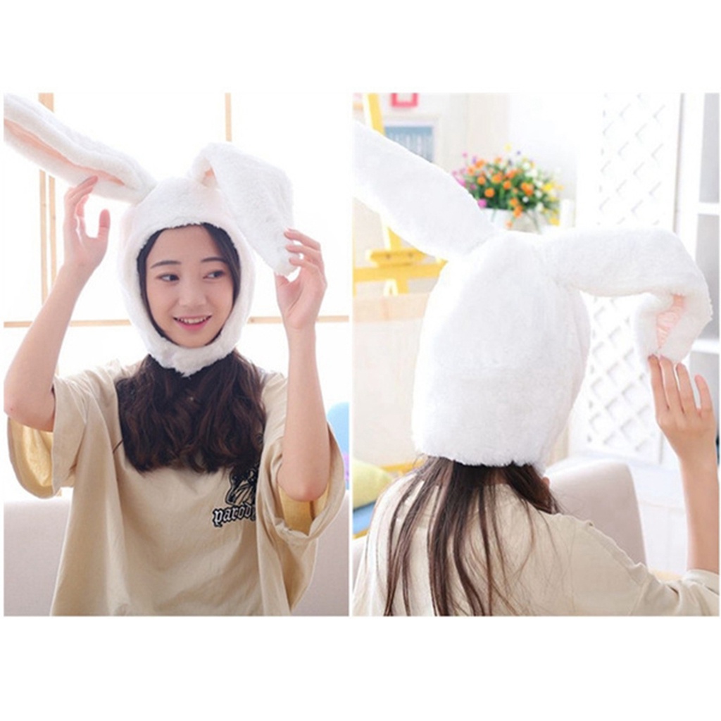 Mũ thỏ Tai dài Trang phục thỏ Trang phục ưa thích Trang phục Mũ nón Cosplay Mũ trùm đầu