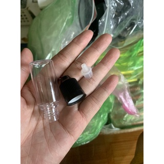 CHAI CHIẾT 10ML HÀNG ĐẸP CÓ NẮP TRẮNG VÀ NẮP ĐEN