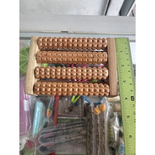 Bàn lăn chân gỗ massage