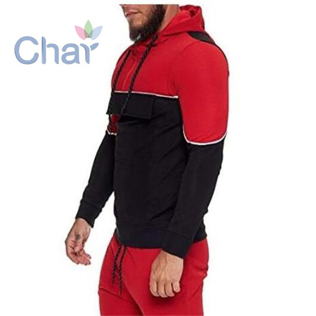 Áo Hoodie Nam Phối Màu Phong Cách Âu Mỹ Năng Động