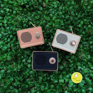 ✅1 đổi 1 ( 3 Tháng )✅Loa Bluetooth mini phong cách Retro tạo hình Radio cổ