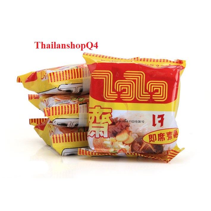 (HCM) Mì chay rau nấm vịt tiềm sò khô WAIWAI 60g Thái Lan