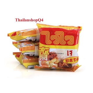 Combo 10 gói mì chay rau nấm vịt tiềm sò khô waiwai 60g thái lan