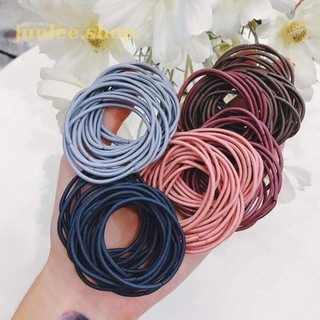 [COMBO 100 DÂY ] Dây Buộc Tóc HÀn Quốc Túi Zip 100 Dây.