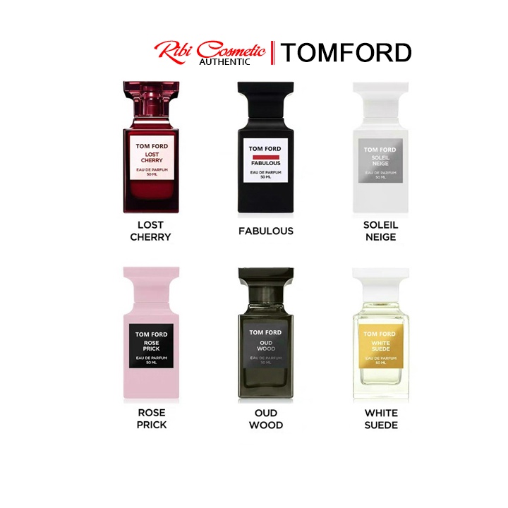 TOM FORD 7.5ml Lost Cherry Rose Prick OUD Wood Soleil Blanc SOLEIL NEIGE White Suede [Cam kết Hàng chuẩn]