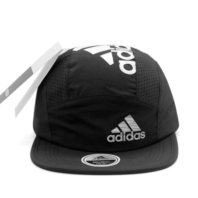 Nón SNAPBACK LOGO ADIDAS xám viền đen, chất vải Hàn Quốc cao cấp, phối lưới thoáng mát ,chuẩn đẹp