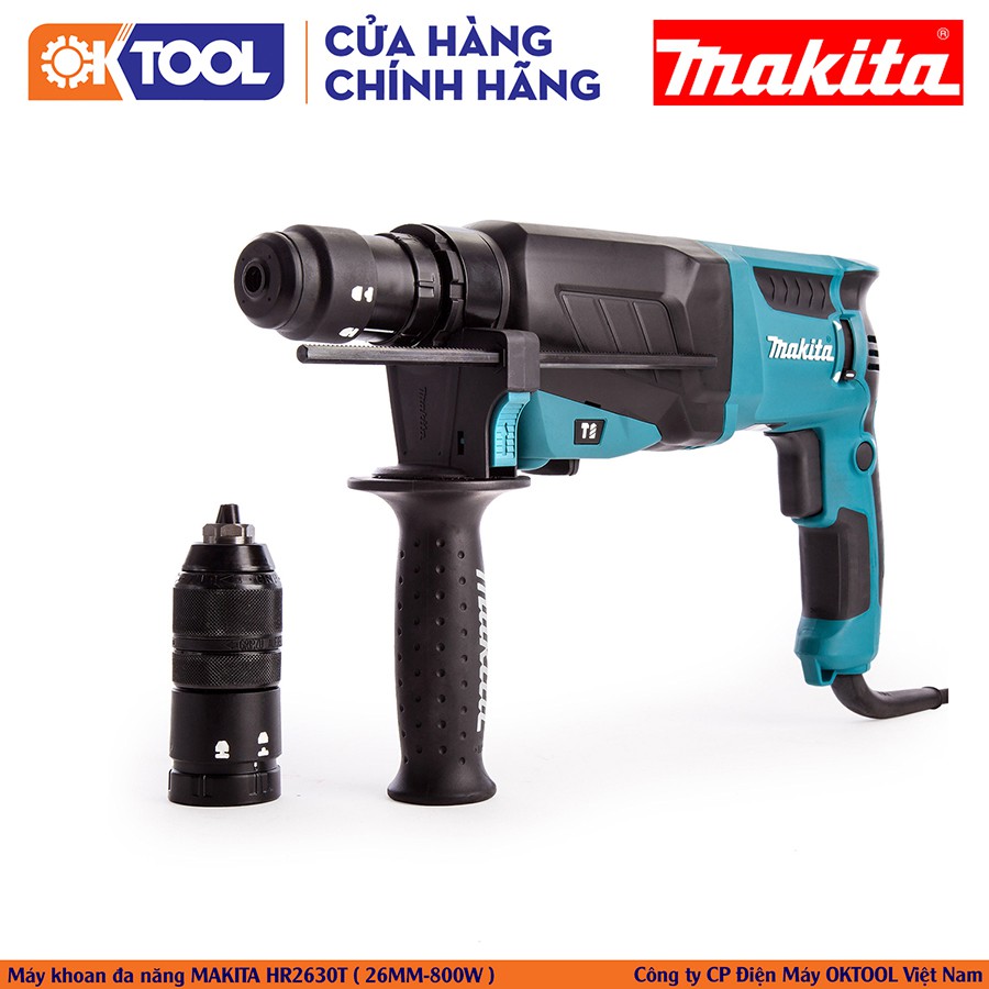 [Hàng Chính Hãng] Máy Khoan Đa Năng Makita HR2630T (26MM-800W)