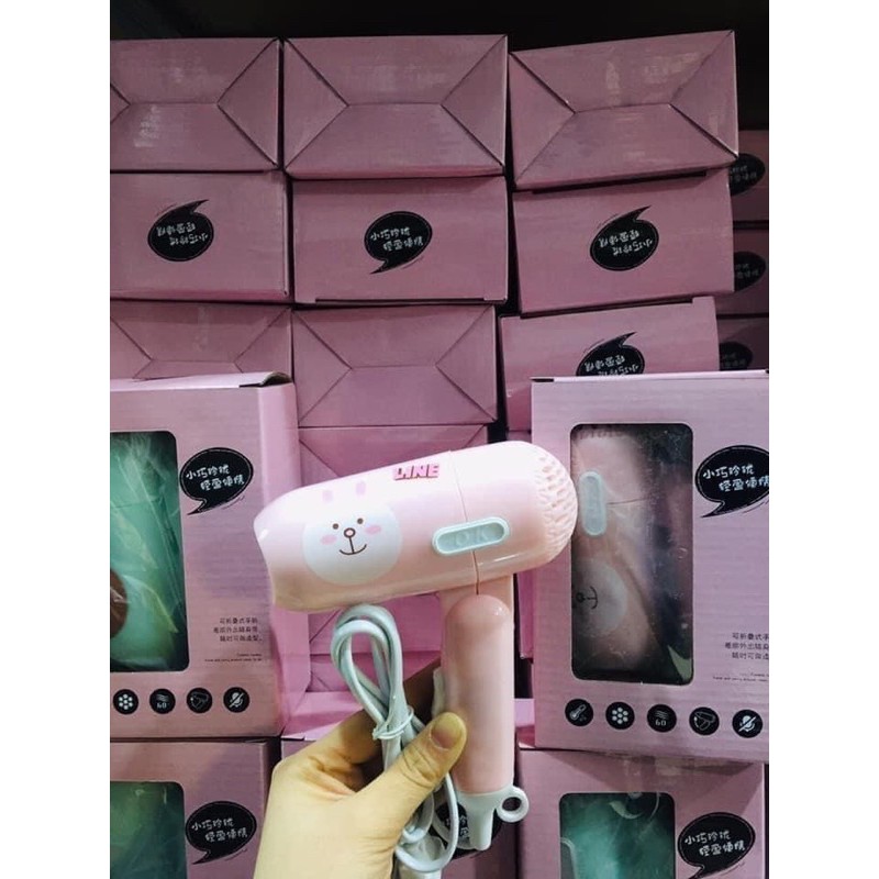 Máy sấy tóc mini gấp gọn- tạo kiểu chuyên nghiệp công suất lớn - Bảo Hành 1 Đổi 1 Trong 7 Ngày