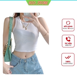 Áo croptop ba lỗ dáng ôm eo áo croptop ôm sát nách áo croptop dáng chuẩn body b049