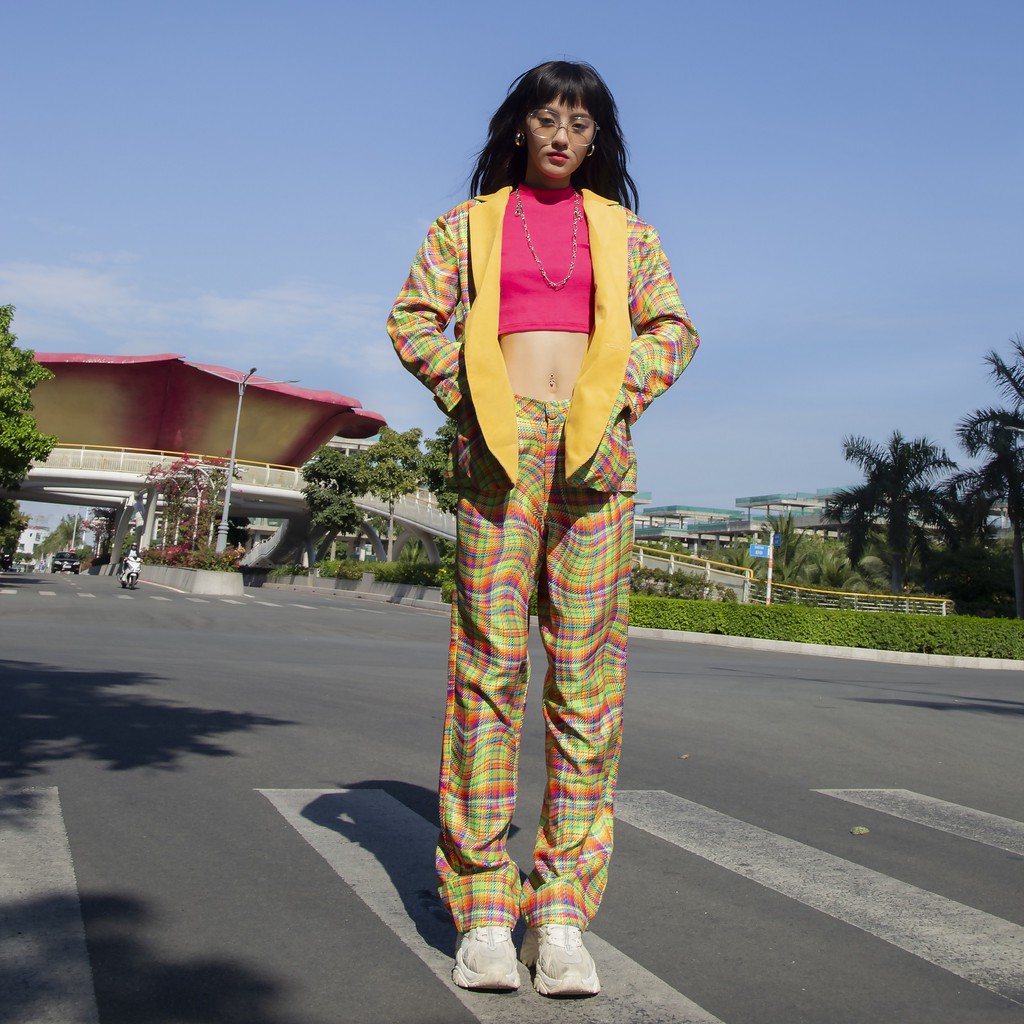 Áo Khoác Blazer Họa Tiết TARTAN - 'Nữ Quyền' Blazer SE / Tartan Pattern - TIẾT KIỆM 𝟗𝟗𝐤 khi mua combo 4 sản phẩm  !! | BigBuy360 - bigbuy360.vn