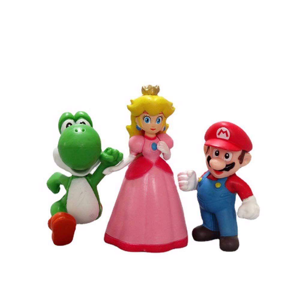 Mô Hình Nhân Vật Mario Bros Hoạt Hình Dùng Trang Trí Bàn