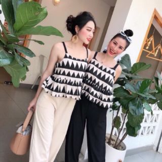 Bộ mặc nhà - zich zac hai dây