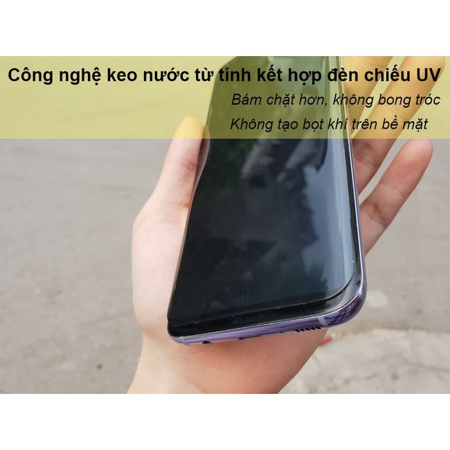 CƯỜNG LỰC FULL KEO UV SAMSUNG S6E,S7E, S8, S8+, S9, S9+, NOTE 8, NOTE 9 - HÀNG LOẠI 1