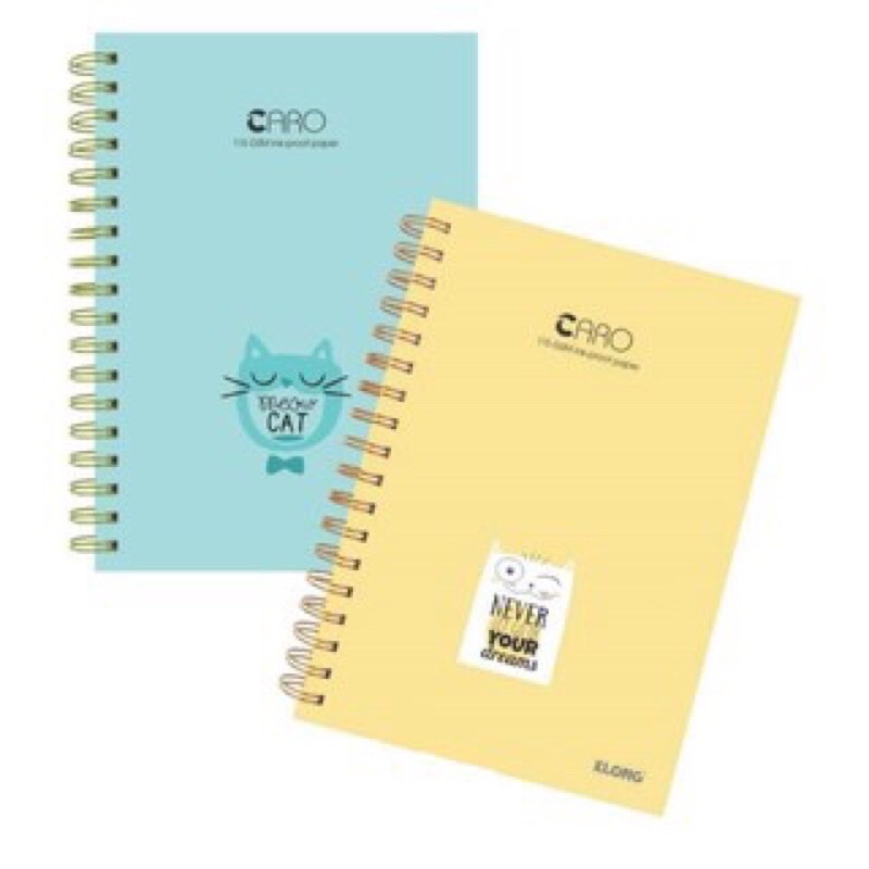 Sổ lò xo kép Caro B5_200 trang Klong