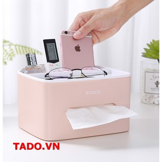 Hộp nhựa đựng giấy Ăn đa Năng Ecoco Tiện Ích Cho Gia Đình bạn GD604