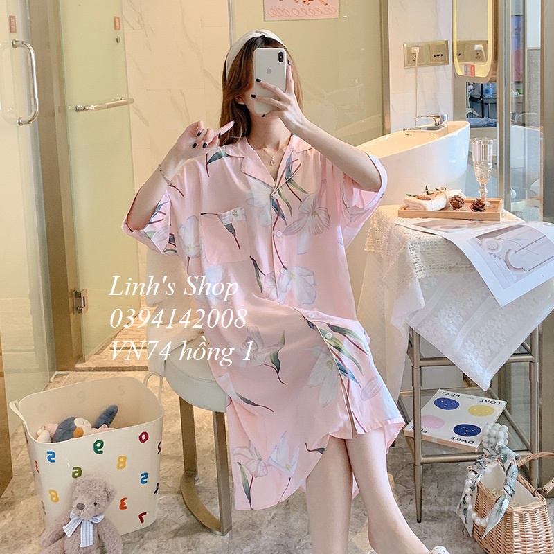 VÁY LANH SĂN Hàng Giao Luôn MẶC NHÀ ĐẦM MẶC NHÀ VN74