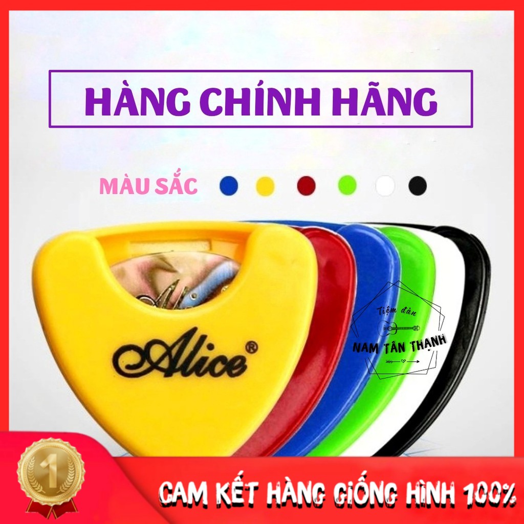 Hộp đựng pick đàn [ TẶNG PICK FENDER ] GUITAR ALICE