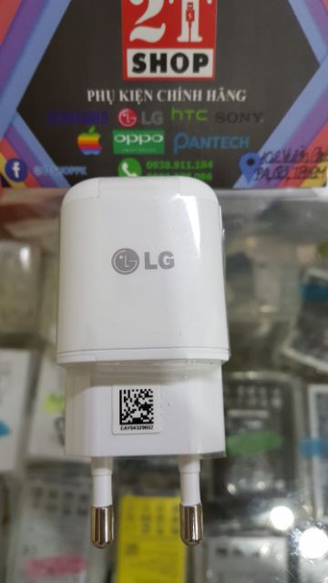 CỦ SẠC NHANH LG G4/ G5/ V10/ V20 CHÍNH HÃNG (FAST CHARGE)