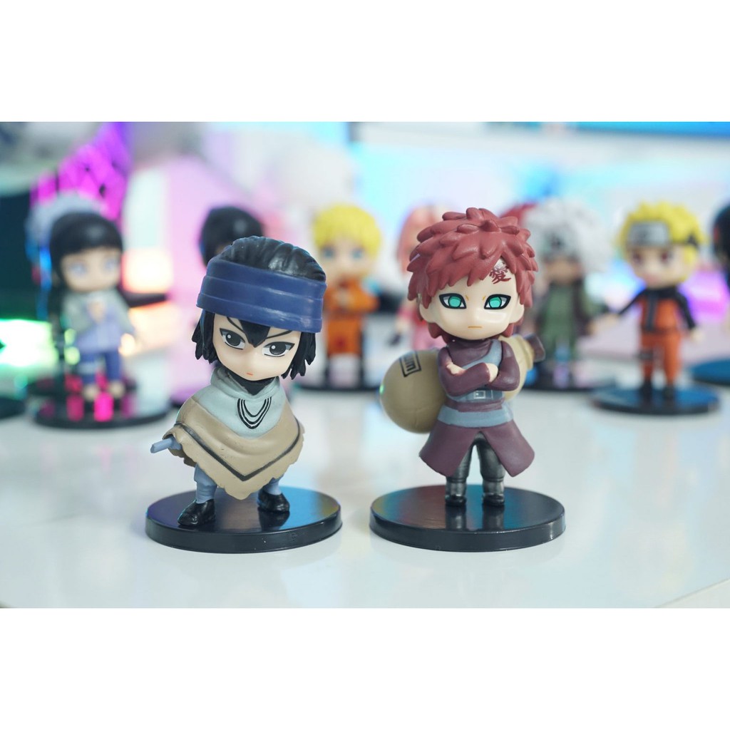 SET 12 MÔ HÌNH NARUTO CHIBI 7CM