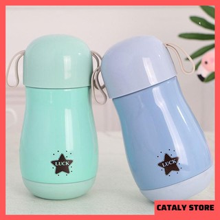 Bình giữ nhiệt trẻ em inox 304 ngôi sao- 4 màu dễ thương, an toàn tuyệt đối [ Dung tích 280ML]