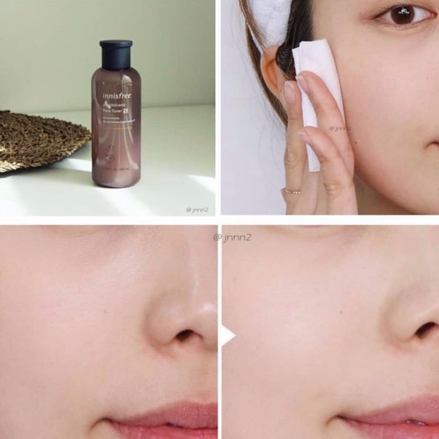 Nước hoa hồng INNISFREE JEJU VOLCANIC PORE CLAY TONER 2X