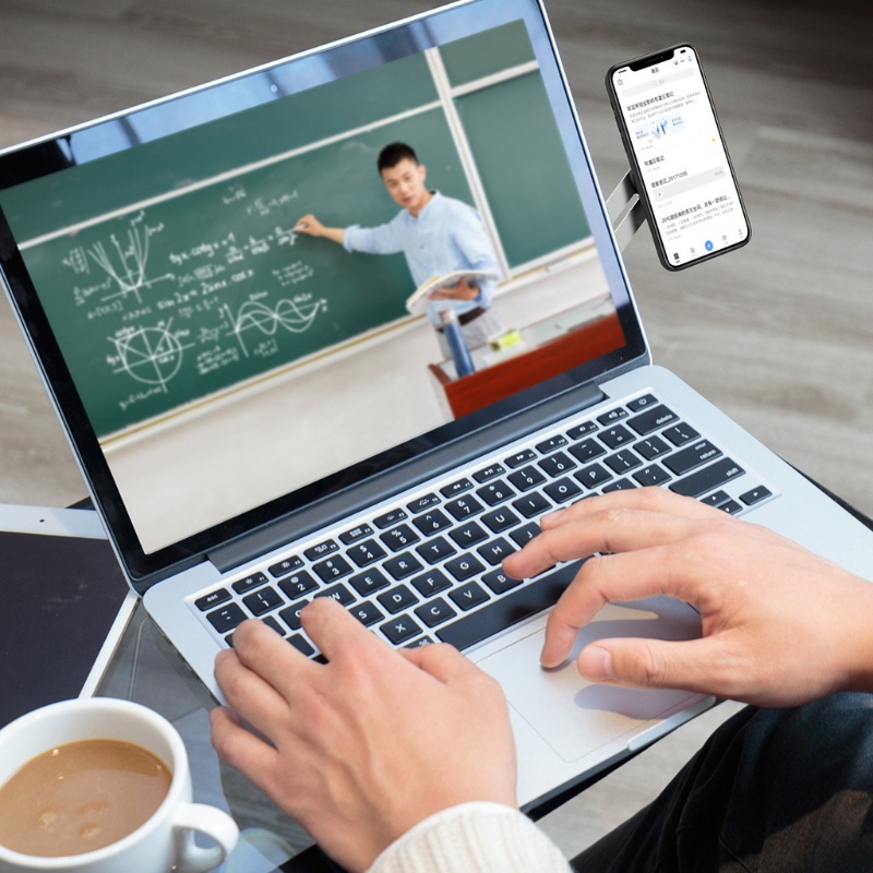 Giá Đỡ Máy Tính Xách Tay Hai Trong Một Bằng Hợp Kim Nhôm Màu Xám / Bạc Tùy Chỉnh