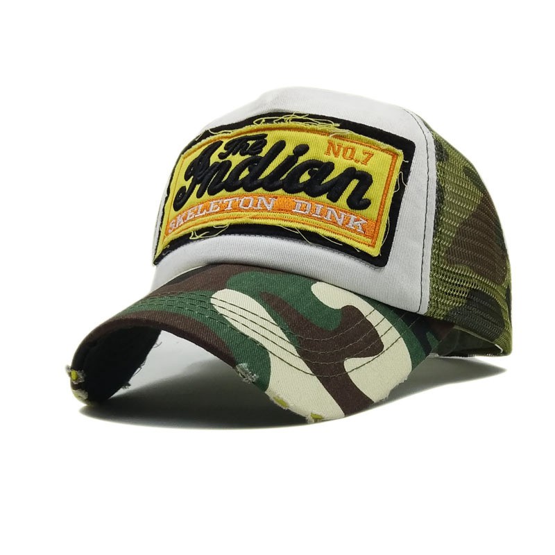 Mũ Lưỡi Trai Vải Cotton Thêu Chữ Trucker Dad Dễ Điều Chỉnh Thời Trang Cho Nam Và Nữ