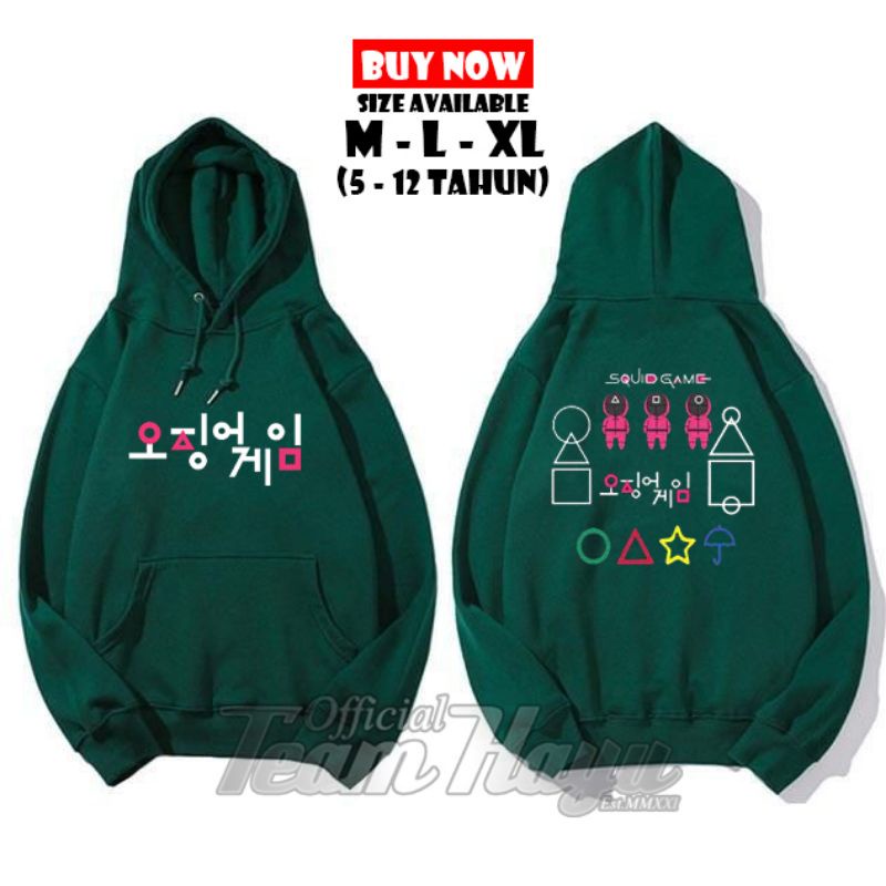 Áo khoác Hoodie unisex cho bé | Áo hoodie in hình Game mực 021 | Đội chính thức Hayu
