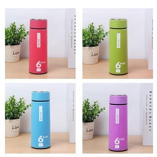 Bình Đựng Nước Giữ Nhiệt 6 Oup 2 Lớp Thủy Tinh Dung Tích 450ml, Nhiều Màu Sắc | BigBuy360 - bigbuy360.vn