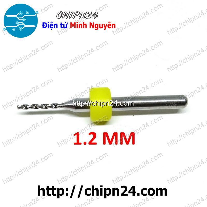 [2 CÂY] Mũi khoan mạch in CNC 1.2mm