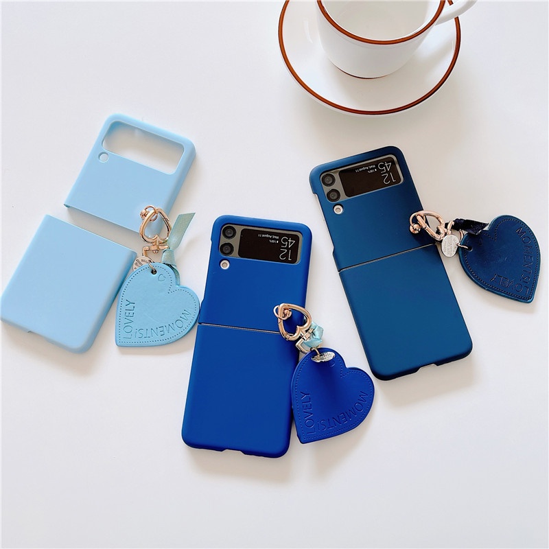 Ốp Điện Thoại PC Cứng Mặt Nhám Chống Sốc Màu Trơn Cho Samsung Galaxy Z Flip 4 5G Z Flip 3