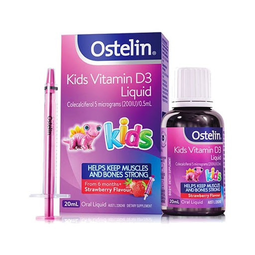 Vitamin D3 Drops Ostelin Cho Trẻ Từ Sơ Sinh Đến 12 Tuổi