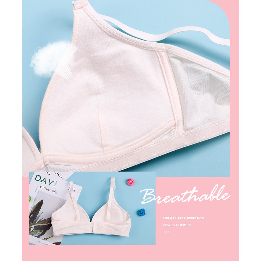 Bra / Áo Ngực Cotton Xước Không Gọng Nữ Sinh Nhật Bản ( AL : 187 ) Hàng Loại Đẹp. | BigBuy360 - bigbuy360.vn